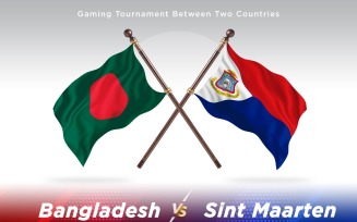 Bangladesh versus sent marten Two Flags
