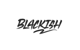 Blackish Rough Brush Font