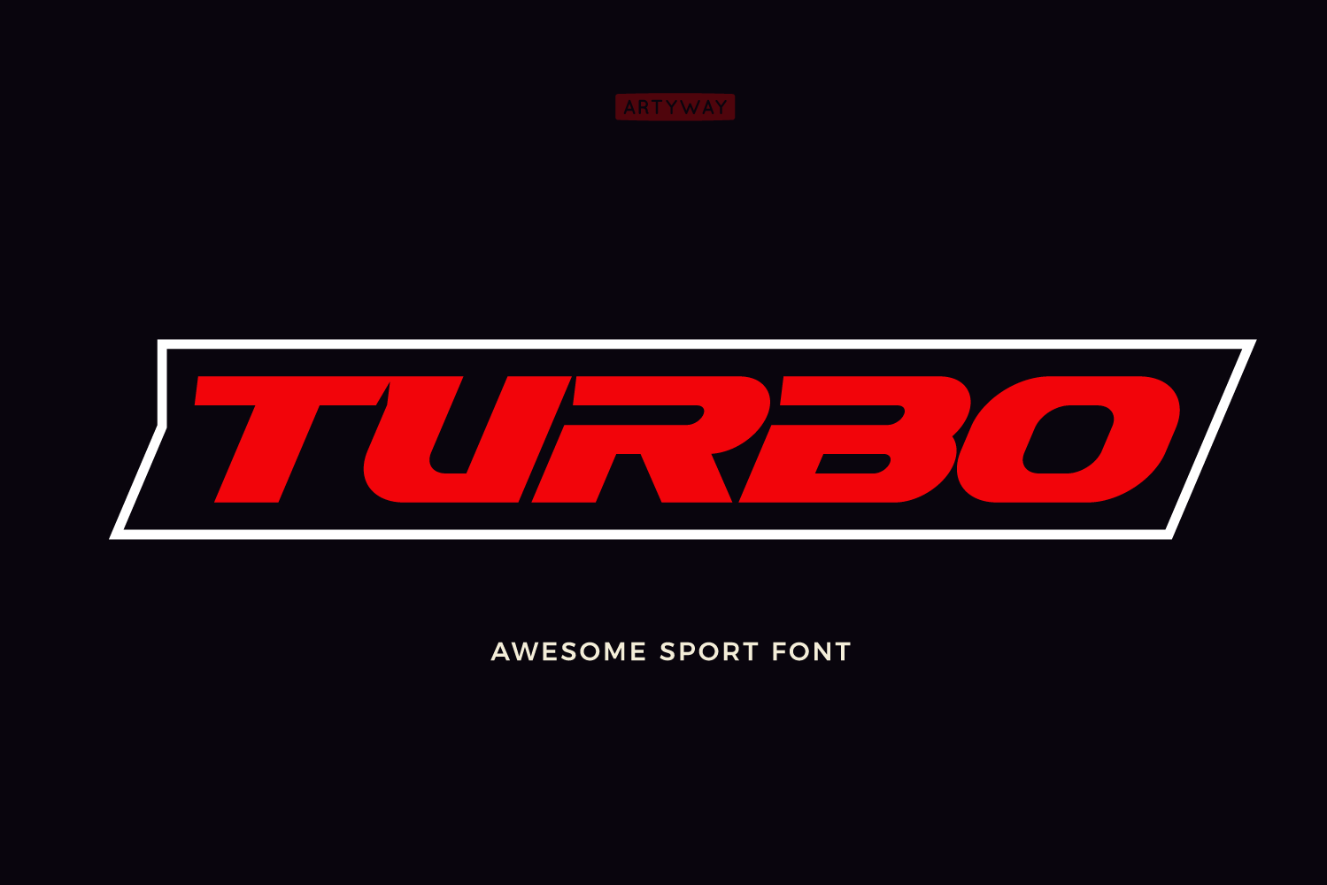 Turbo Sport Headline and Logo Font