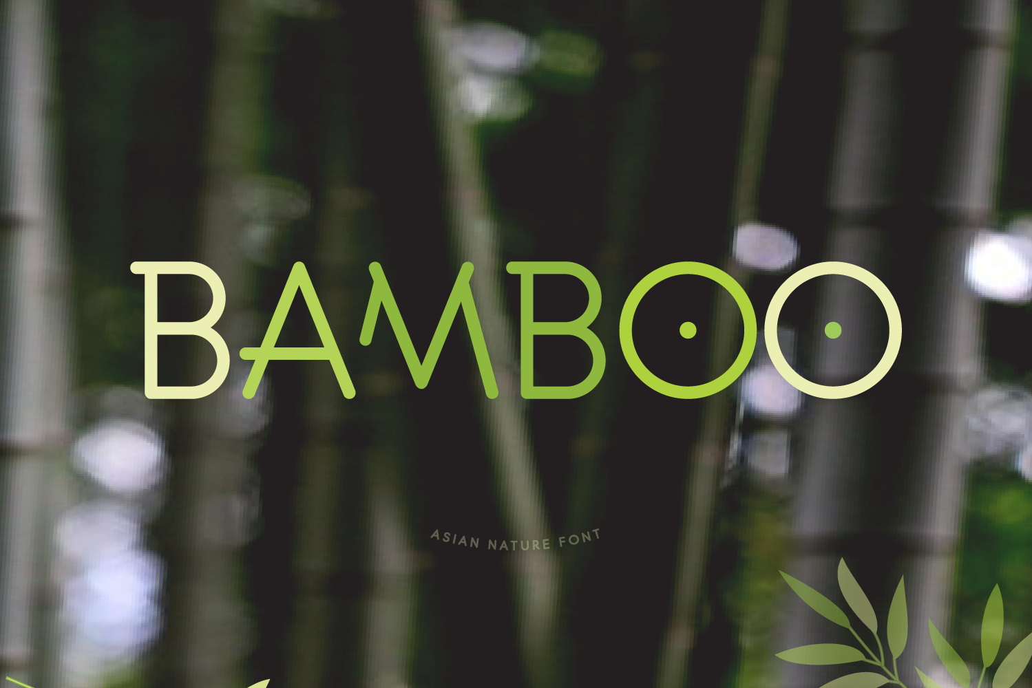 Bamboo Headline and Logo Font