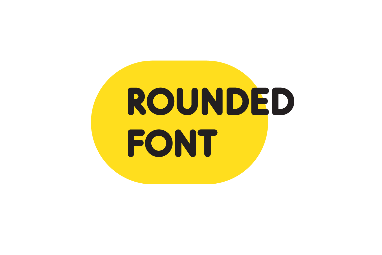 Rounded softed Modern Font