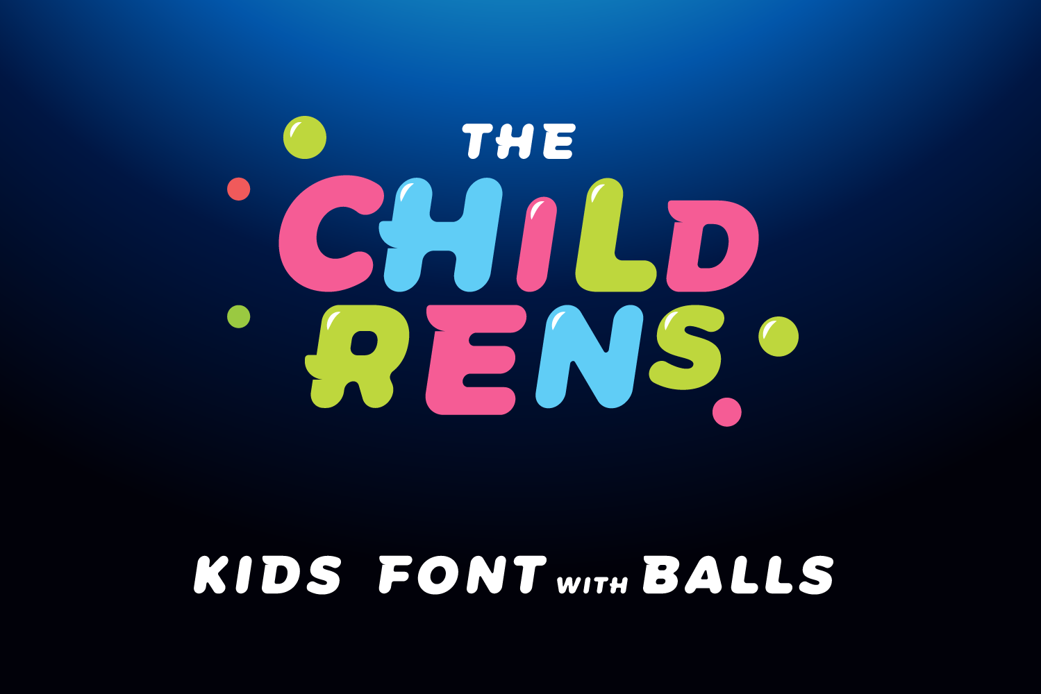 Childrens Kids Headline Font