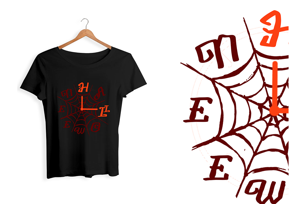 Template #200319 Timehalloween Clocktshirttshirt Webdesign Template - Logo template Preview