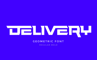 Bold Geometric Font 