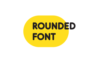 Rounded softed Modern Font