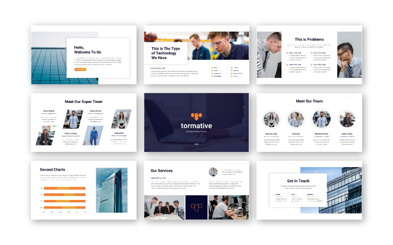 Tormative – Creative Business PowerPoint Template