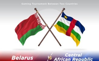 Belarus versus central African republic Two Flags