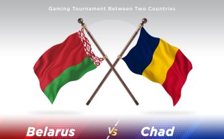 Belarus versus chad Two Flags