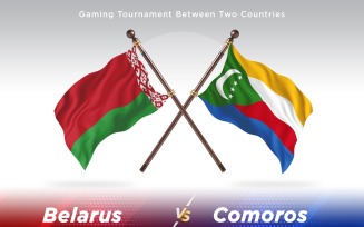 Belarus versus Comoros Two Flags