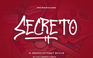 Secreto Graffiti Handwriting Font