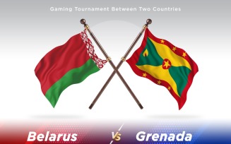 Belarus versus Grenada Two Flags