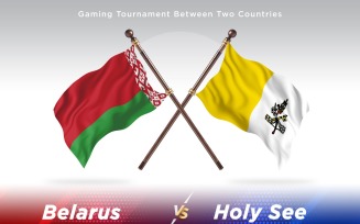 Belarus versus holy see Two Flags