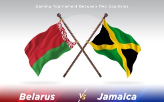 Belarus versus Jamaica Two Flags