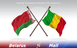 Belarus versus Mali Two Flags
