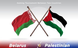 Belarus versus Palestinian Two Flags