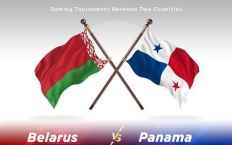 Belarus versus panama Two Flags