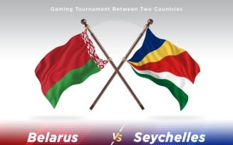Belarus versus Seychelles Two Flags
