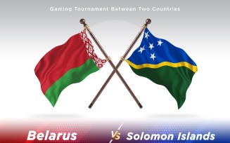 Belarus versus Solomon islands Two Flags