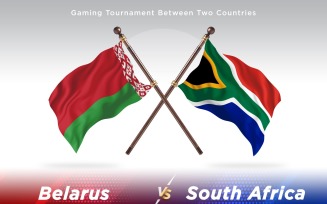 Belarus versus south Africa Two Flags