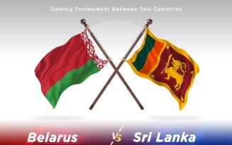 Belarus versus Sri Lanka Two Flags