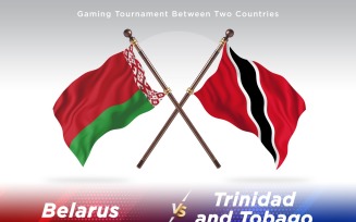 Belarus versus Trinidad and Tobago Two Flags