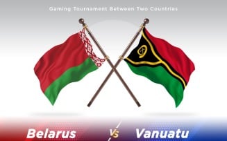 Belarus versus Vanuatu Two Flags