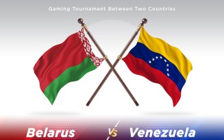 Belarus versus Venezuela Two Flags