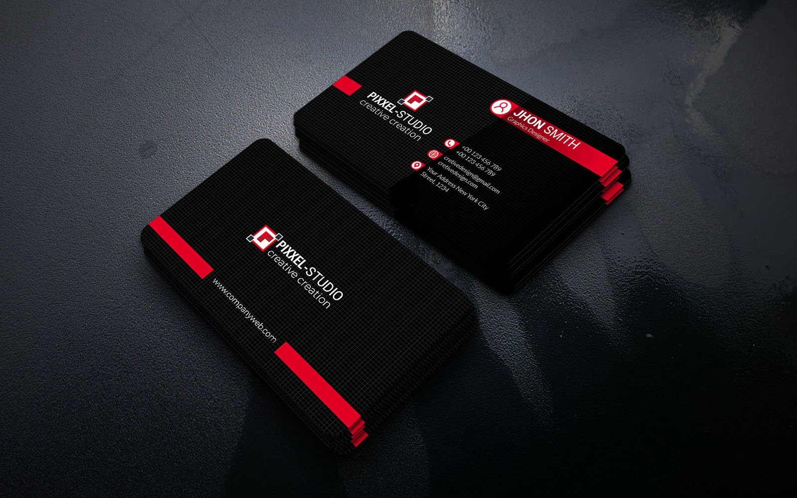 Template #200732 Business Card Webdesign Template - Logo template Preview