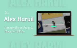 AlexHarvil - Personal, Portfolio, CV & Resume Website Template