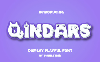 Qindars Fancy Display Font