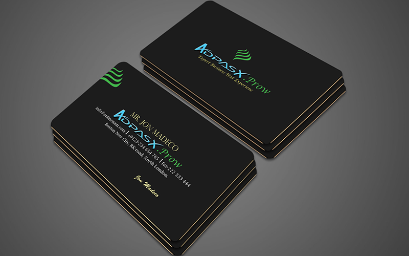 Simple Business Card So-194 Corporate Identity