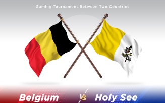 Belgium versus holy see Two Flags