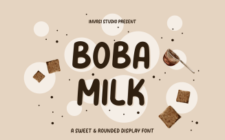 Boba Milk - Sweet & Rounded