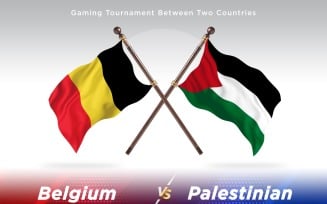 Belgium versus Palestinian Two Flags