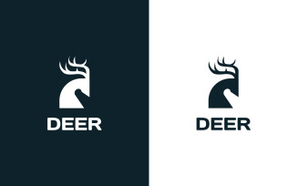 Deer Logo Icon Design Concept Vector