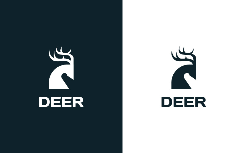 Deer Logo Icon Design Concept Vector Illustration