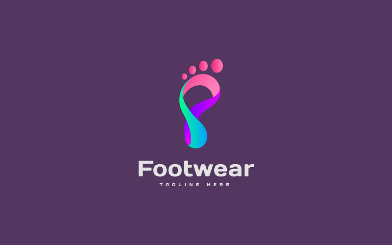 Footwear Logo Icon Design Vector Concept Illustration