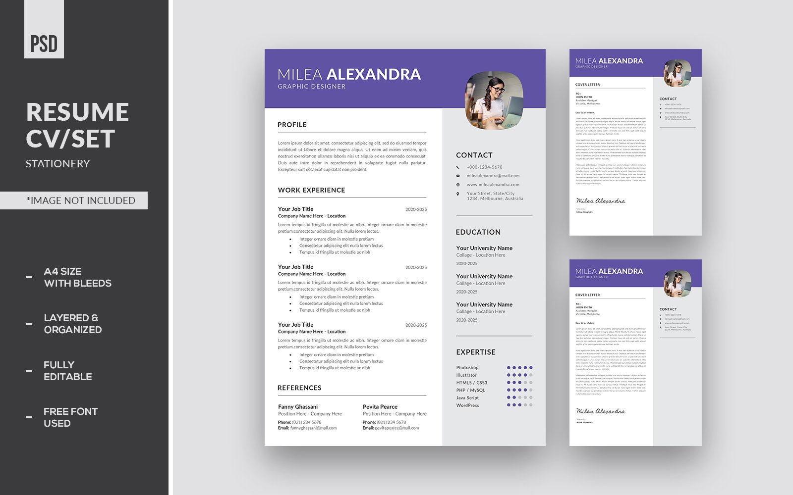 Kit Graphique #201007 Resume Business Divers Modles Web - Logo template Preview