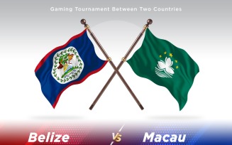 Belize versus Macau Two Flags