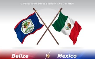 Belize versus Mexico Two Flags