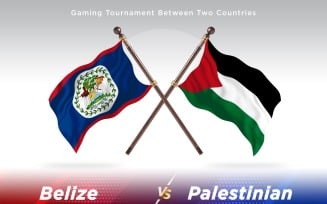 Belize versus Palestinian Two Flags