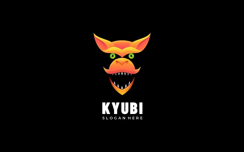 Kyubi Gradient Colorful Logo Logo Template
