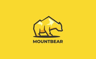 Mountain Bear Mascot Logo
