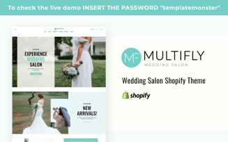 Multifly Wedding Salon Shopify Theme