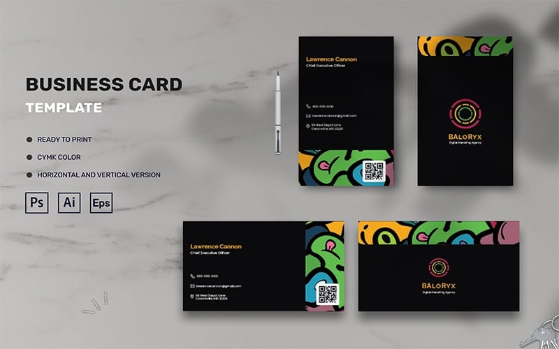 Kit Graphique #201382 Business Card Divers Modles Web - Logo template Preview