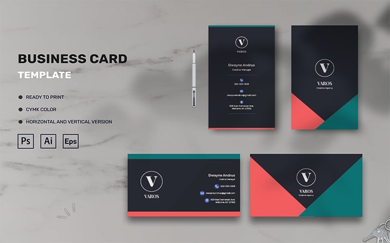 Kit Graphique #201384 Business Card Divers Modles Web - Logo template Preview