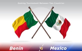 Benin versus Mexico Two Flags