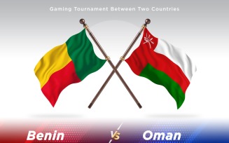 Benin versus Oman Two Flags