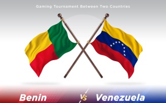 Benin versus Venezuela Two Flags