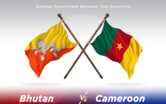 Bhutan versus Cameroon Two Flags